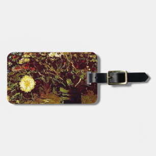 ゴッホのつぼの花の花のヴィンテージの絵を描くこと ラゲッジタグ