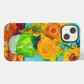 ゴッホのひまわり iPhoneケース (裏面横)