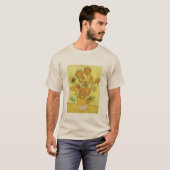 ゴッホのひまわり Tシャツ (正面フル)