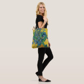 ゴッホのアイリスと花瓶 クラシック印象派 トートバッグ (モデル)