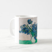 ゴッホのアイリスと花瓶 コーヒーマグカップ (正面左)