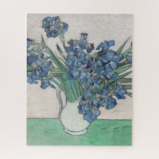 ゴッホのアイリス花瓶絵画 印象派 ジグソーパズル (縦)