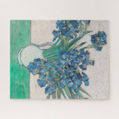 ゴッホのアイリス花瓶絵画 印象派 ジグソーパズル (横)