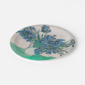 ゴッホのアイリス花瓶絵画 印象派 ペーパープレート (アングル)