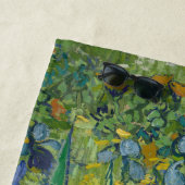 ゴッホのアイリス ビーチタオル (インサイチュ)