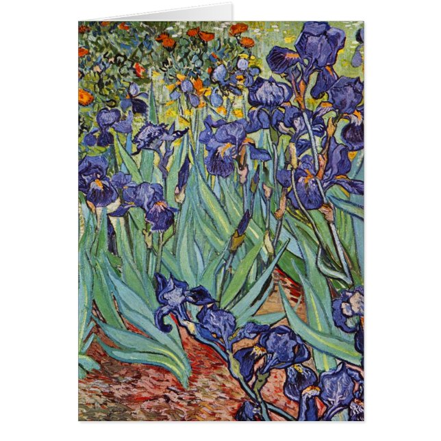 ゴッホのアイリス　印象派の絵画 (正面)
