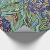 ゴッホのアイリス 印象派の絵画 ラッピングペーパー (角)