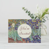 ゴッホのアイリス　印象派の絵画 招待状 (スタンド正面)