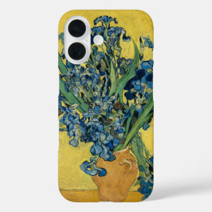 ゴッホのアイリス - 迫力の青と黄色の芸術 iPhone 16ケース