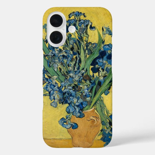 ゴッホのアイリス - 迫力の青と黄色の芸術 Case-Mate iPhoneケース (裏面)