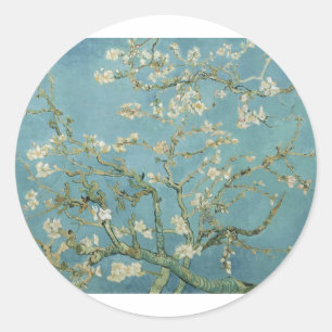 ゴッホのアーモンドの花 ラウンドシール