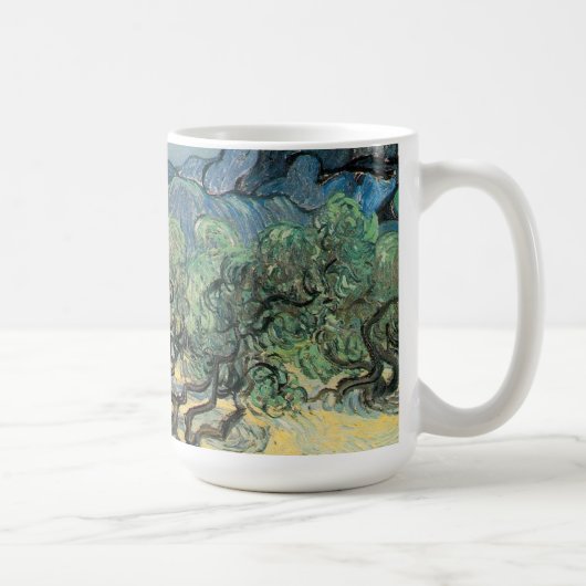ゴッホのオリーブの木々 コーヒーマグカップ (右)