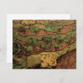 ゴッホのオリーブの木と丘の斜面 (正面/裏面)