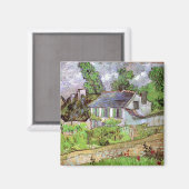 ゴッホのオーベルスの家々 マグネット (正面/裏面)