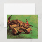 ゴッホのカニの絵 (正面/裏面)