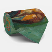 ゴッホのカニの絵 ネクタイ (ロール)