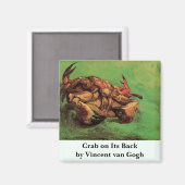 ゴッホのカニの絵 マグネット (正面/裏面)