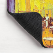 ゴッホのカフェの印象派の絵画 マウスパッド (コーナー)