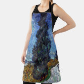 ゴッホのサイプレス通り印象派 エプロン (インサイチュ)