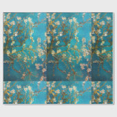 ゴッホのターコイズの花の木 ラッピングペーパー (フラット)