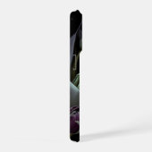 ゴッホのチューリップ、深紫色の幻想的な庭園 iPhoneケース (右側面)
