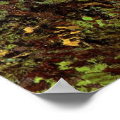 ゴッホのツタの生えた木の幹 ポスター (角)