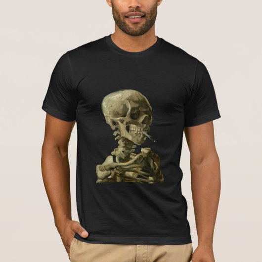 ゴッホのドクロ Tシャツ (正面)