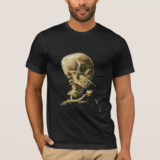 ゴッホのドクロ Tシャツ (正面)