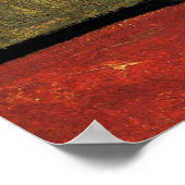 ゴッホのバラのマロウの花瓶 ポスター (角)