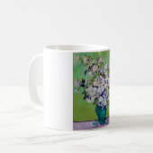 ゴッホのバラの花瓶 コーヒーマグカップ (正面左)