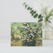ゴッホのバラの花 ポストカード (スタンド正面)