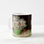 ゴッホのヒマワリの花瓶 コーヒーマグカップ (正面左)