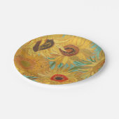 ゴッホのヒマワリ ペーパープレート (アングル)