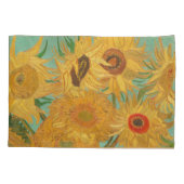 ゴッホのヒマワリ 枕カバー (裏面-左)