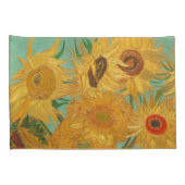 ゴッホのヒマワリ 枕カバー (裏面-右)