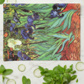 ゴッホのファインアートの台所タオルによるアイリス キッチンタオル (折り畳み)