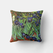 ゴッホのファインアートの枕によるアイリス クッション (裏面)