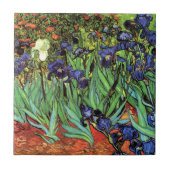 ゴッホのファインアートの陶磁器の写真のタイルによるアイリス タイル (正面)