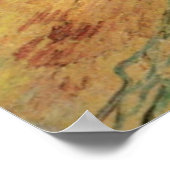 ゴッホのポプラの木 ポスター (角)