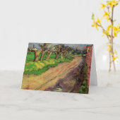 ゴッホのポラード・ウィロー カード (黄色い花)