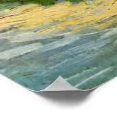 ゴッホのモンマルトルの小径とひまわり ポスター (角)