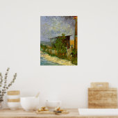 ゴッホのモンマルトルの小径とひまわり ポスター (キッチン)