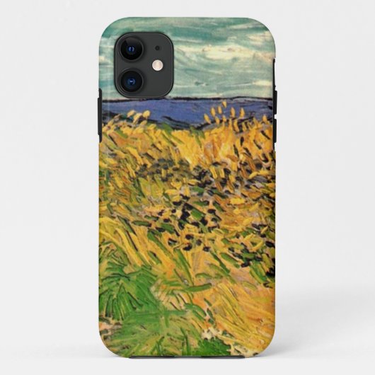 ゴッホのヤグルマギクの咲く麦畑 Case-Mate iPhoneケース (裏面)