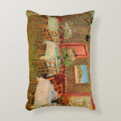 ゴッホのレストラン内部 アクセントクッション (正面(垂直))