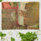 ゴッホのレストラン内部 キッチンタオル (折り畳み)