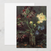 ゴッホのワスレナグサと芍薬の花瓶 (正面/裏面)