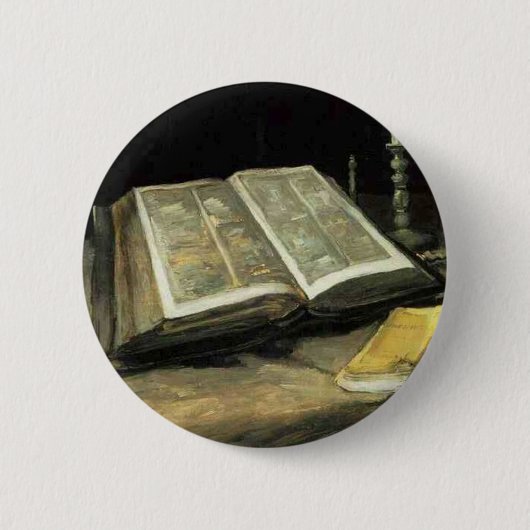 ゴッホのヴィンテージの古い絵画の芸術の芸術家 缶バッジ (正面)