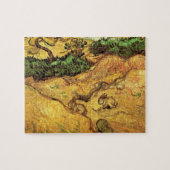 ゴッホの二匹のウサギのある風景 ジグソーパズル (横)