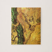 ゴッホの二匹のウサギのある風景 ジグソーパズル (縦)