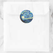 ゴッホの作品「星月夜」 ラウンドシール (バッグ)